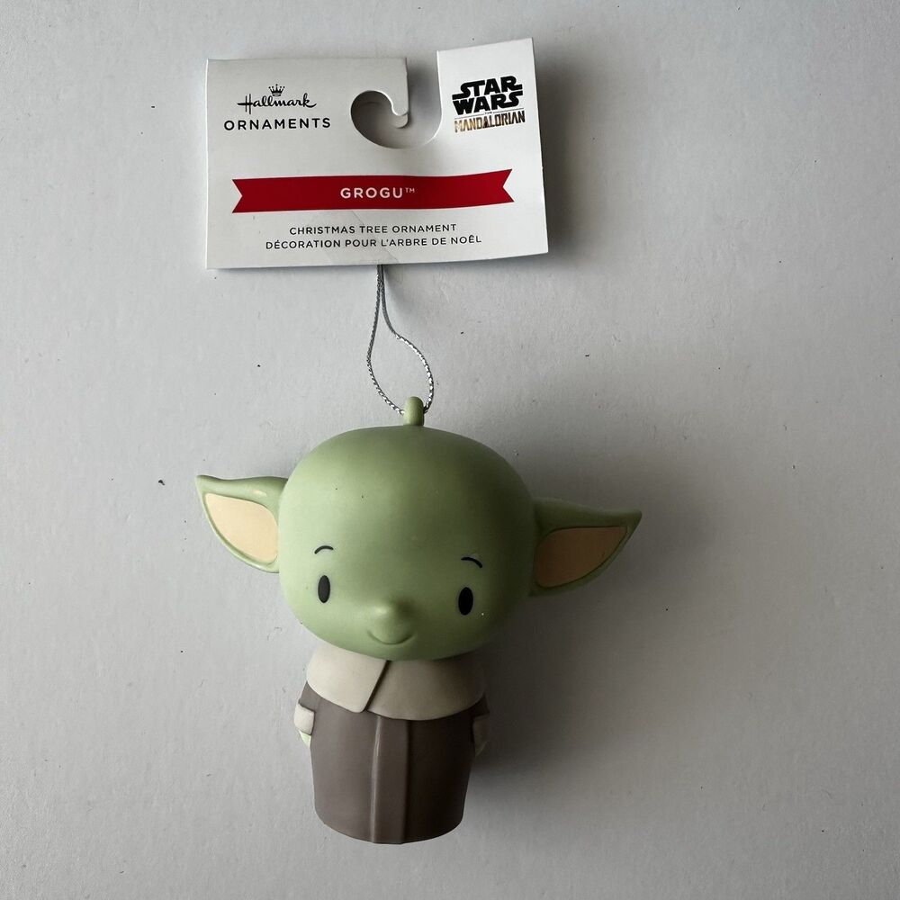 2023 HALLMARK STAR WARS THE MANDALORIAN "GROGU" 4" ORNAMENT BABY YODA FIGURE